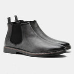 Harrington Oxford | Men's Chelsea Boots Synthetic Leather Retro Slip-On Comfortable Fashion Harrington Oxford