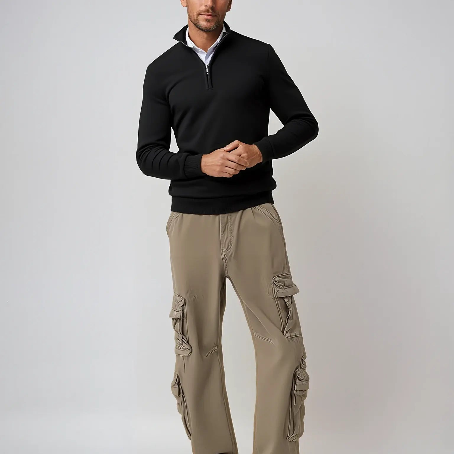 Harrington Oxford | Men's Classic Half-Zip Sweater Harrington Oxford