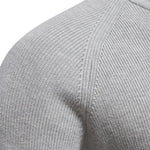 Men's Half Zip Jumper in Wool Blend – Classic Knitted Style Harrington Oxford