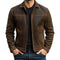 Harrington Oxford | Men's Classic Zipper Leather Jacket Harrington Oxford