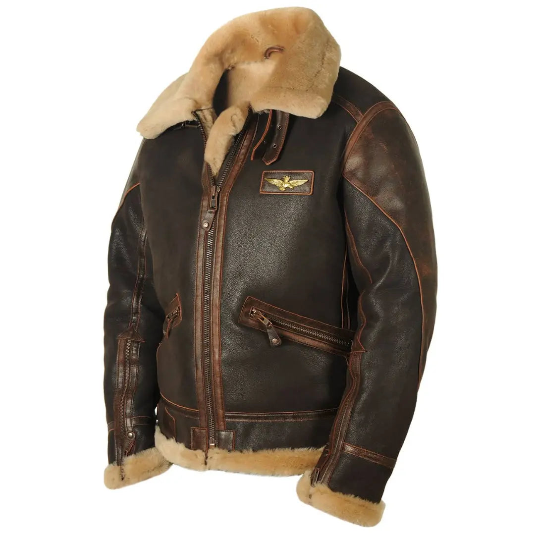 Harrington Oxford | Men’s Fleece-Lined Bomber Jacket with Collar Harrington Oxford