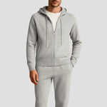Harrington Oxford | Men's Loungewear Set Wool Zipped Hoodie Jogger Pants Harrington Oxford