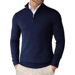 Harrington Oxford | Men's Slim Fit Quarter Zip Sweater Harrington Oxford