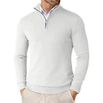 Harrington Oxford | Men's Slim Fit Quarter Zip Sweater Harrington Oxford