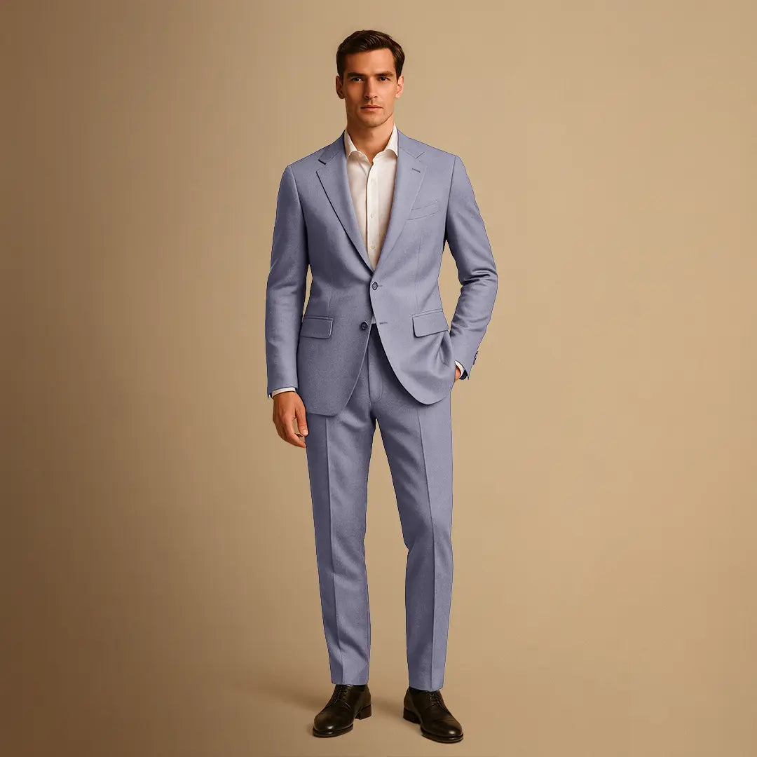 Harrington Oxford | Men's Slim Fit Suit Lightweight Two Piece for Weddings and Formal Events Harrington Oxford
