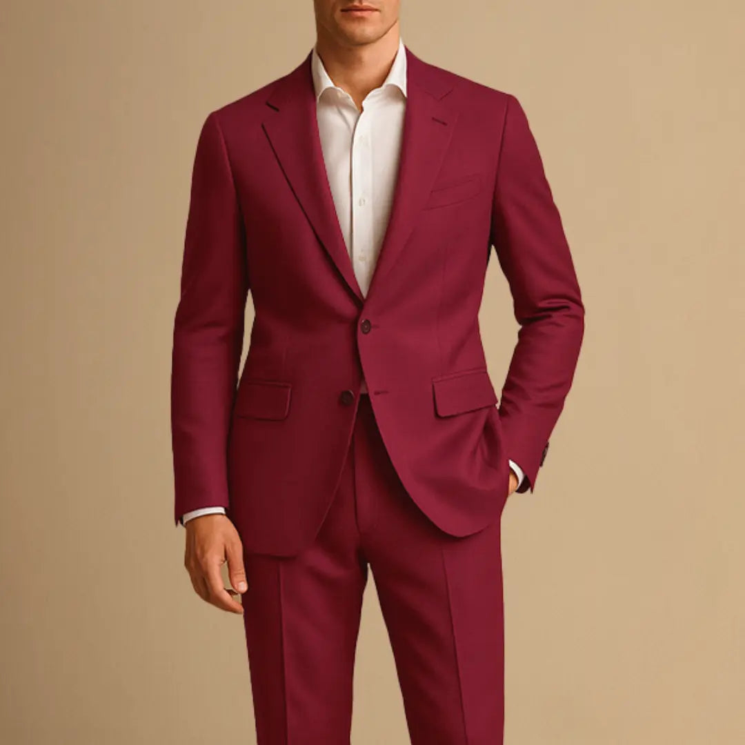 Harrington Oxford | Men's Slim Fit Suit Lightweight Two Piece for Weddings and Formal Events Harrington Oxford