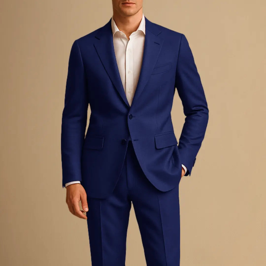 Harrington Oxford | Men's Slim Fit Suit Lightweight Two Piece for Weddings and Formal Events Harrington Oxford