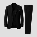 Harrington Oxford | Men's Three-Piece Suit Tailored Slim Fit Blend for Weddings and Groomsmen Harrington Oxford