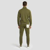 Men's Tracksuit Set Breathable Fabric Striped Design