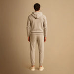 Men's Tracksuit Set Knit Zip-Up Hoodie and Jogger Pants Harrington Oxford