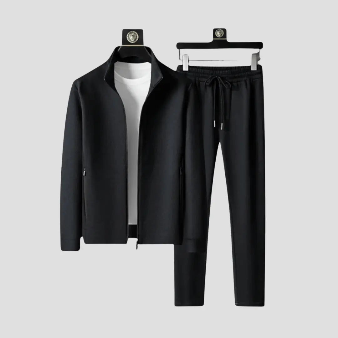 Harrington Oxford | Men's Tracksuit Set Stretch Lycra Slim Fit Casual Wear Harrington Oxford
