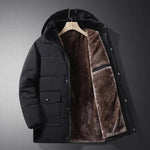 Harrington Oxford | Men’s Warm Fleece-Lined Outdoor Jacket with Hood Harrington Oxford