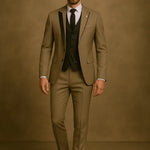 Harrington Oxford | Men’s Slim Fit 3‑Piece Suit – Blazer, Waistcoat & Trousers Set Harrington Oxford