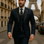 Harrington Oxford | Men’s Slim Fit 3‑Piece Suit – Blazer, Waistcoat & Trousers Set Harrington Oxford