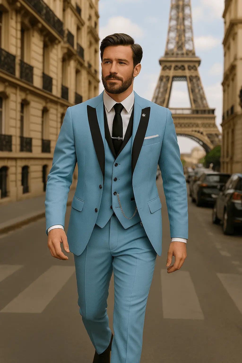Harrington Oxford | Men’s Slim Fit 3‑Piece Suit – Blazer, Waistcoat & Trousers Set Harrington Oxford