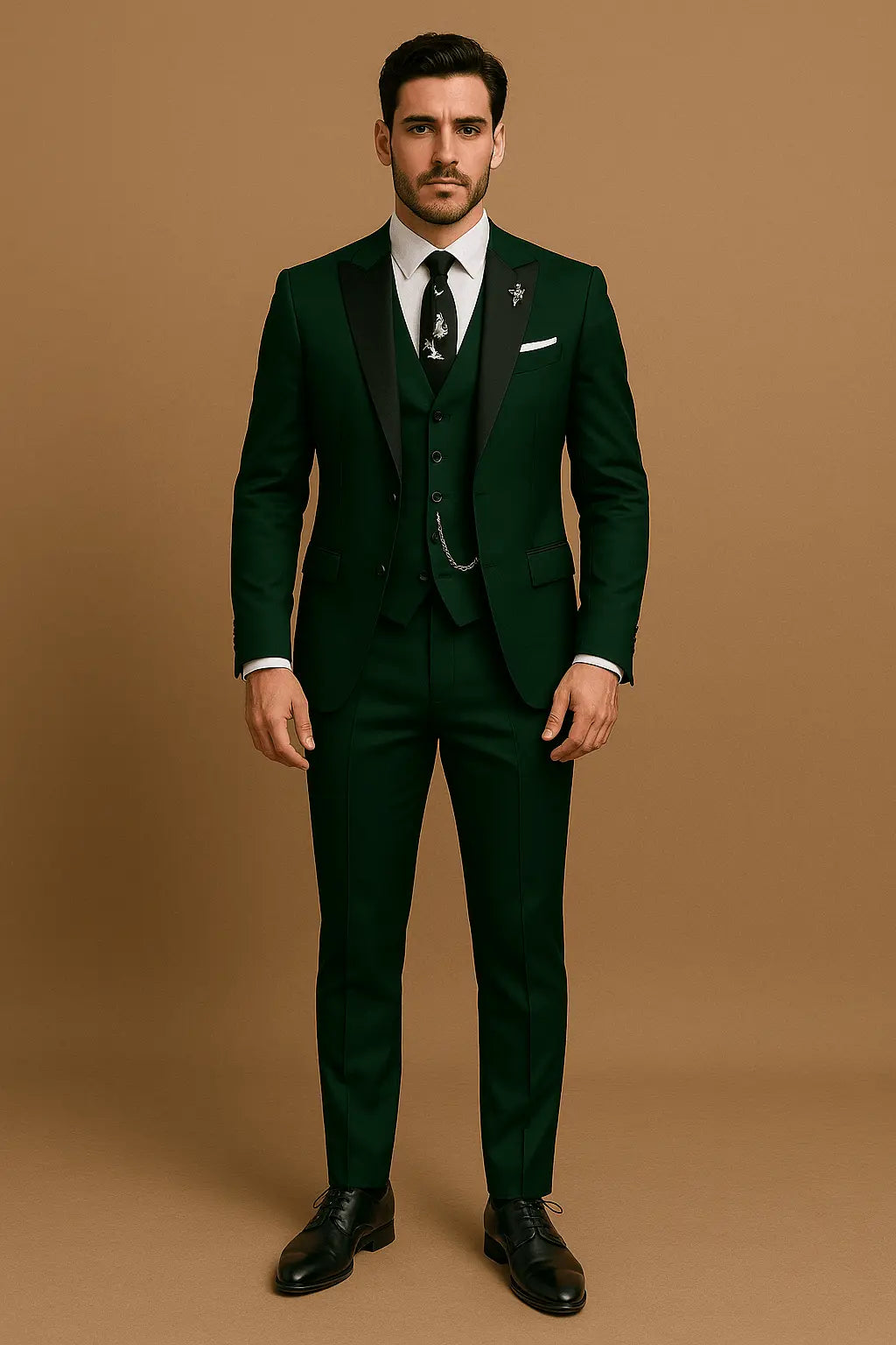 Harrington Oxford | Men’s Slim Fit 3‑Piece Suit – Blazer, Waistcoat & Trousers Set Harrington Oxford