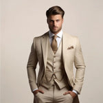 Harrington Oxford | Men’s Slim Fit 3‑Piece Suit – Wedding Tuxedo Harrington Oxford