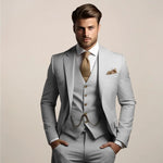 Harrington Oxford | Men’s Slim Fit 3‑Piece Suit – Wedding Tuxedo Harrington Oxford
