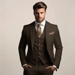 Harrington Oxford | Men’s Slim Fit 3‑Piece Suit – Wedding Tuxedo Harrington Oxford