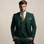 Harrington Oxford | Men’s Slim Fit 3‑Piece Suit – Wedding Tuxedo Harrington Oxford