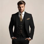 Harrington Oxford | Men’s Slim Fit 3‑Piece Suit – Wedding Tuxedo Harrington Oxford