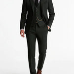 Harrington Oxford | Men’s Three-Piece Tweed Tuxedo – Classic Tailored Suit Set Harrington Oxford