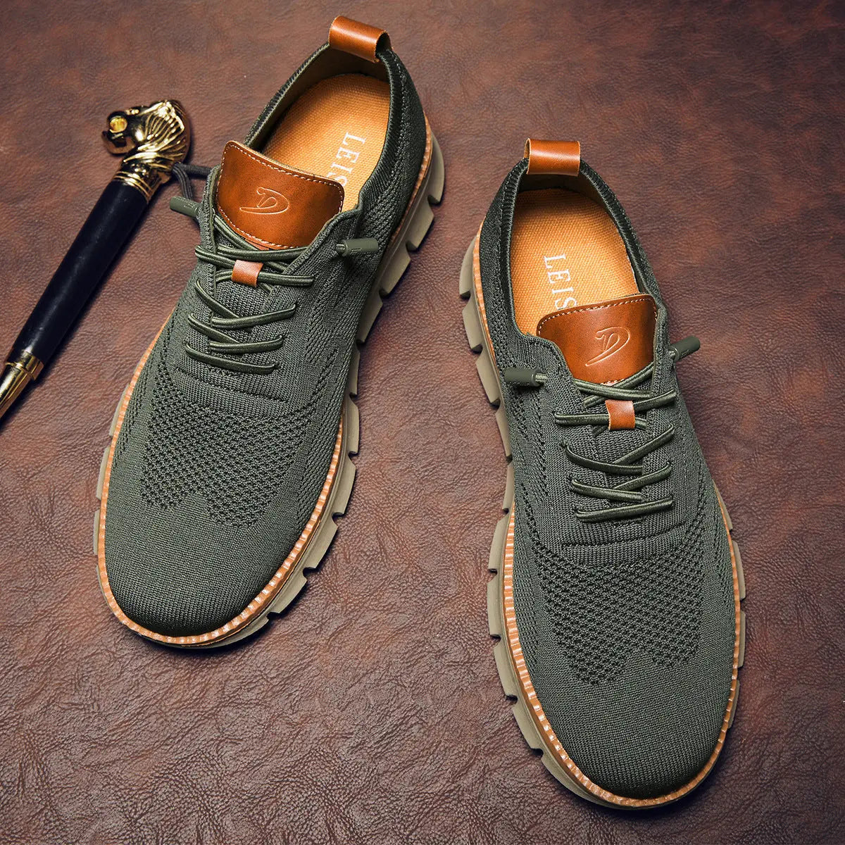 Harrington Oxford | Men’s Ultra-Cushioned Breathable Knit Sneakers Harrington Oxford