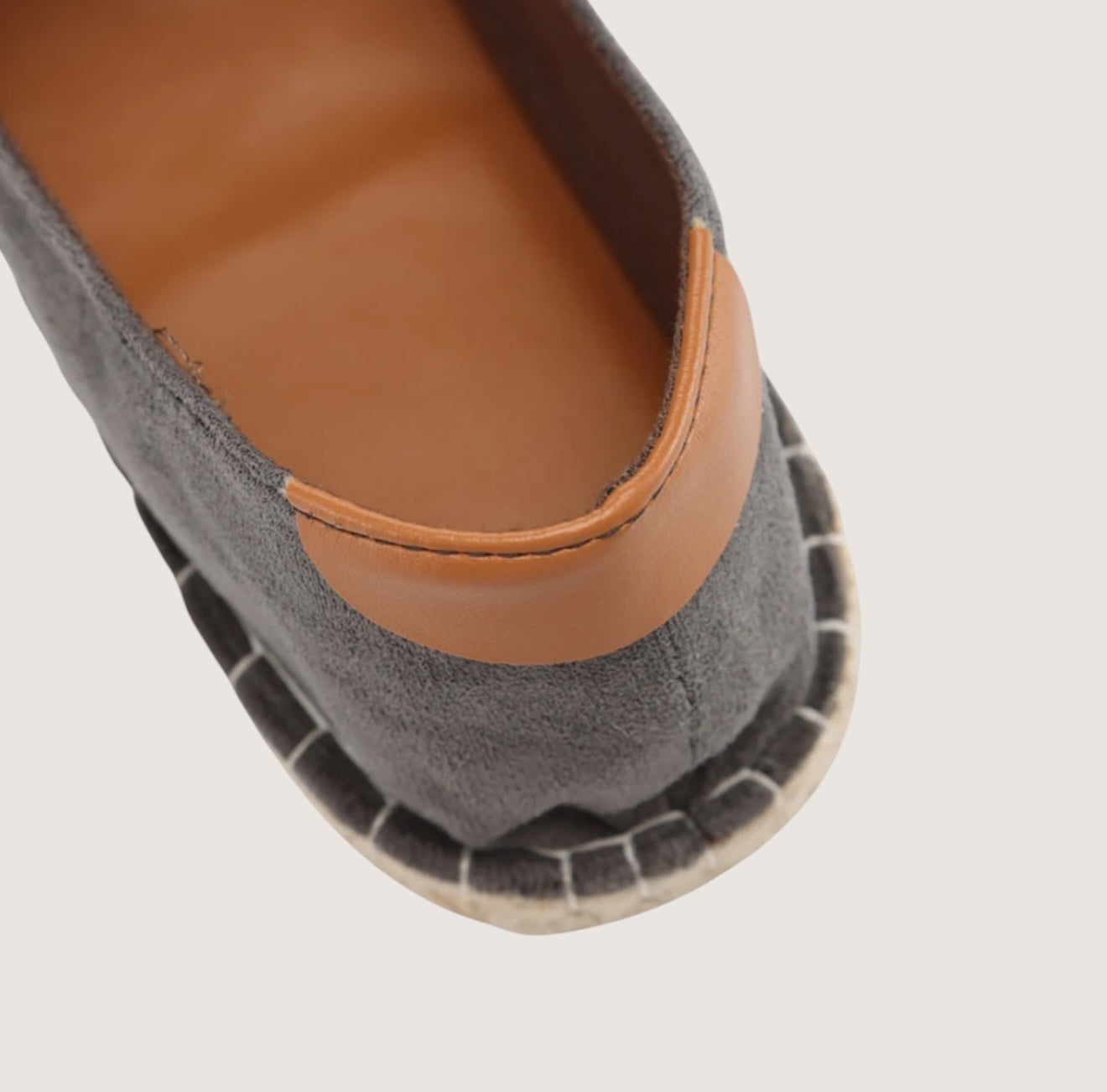 Adrian Classic Suede Espadrilles for Men – Timeless Summer Footwear Grey