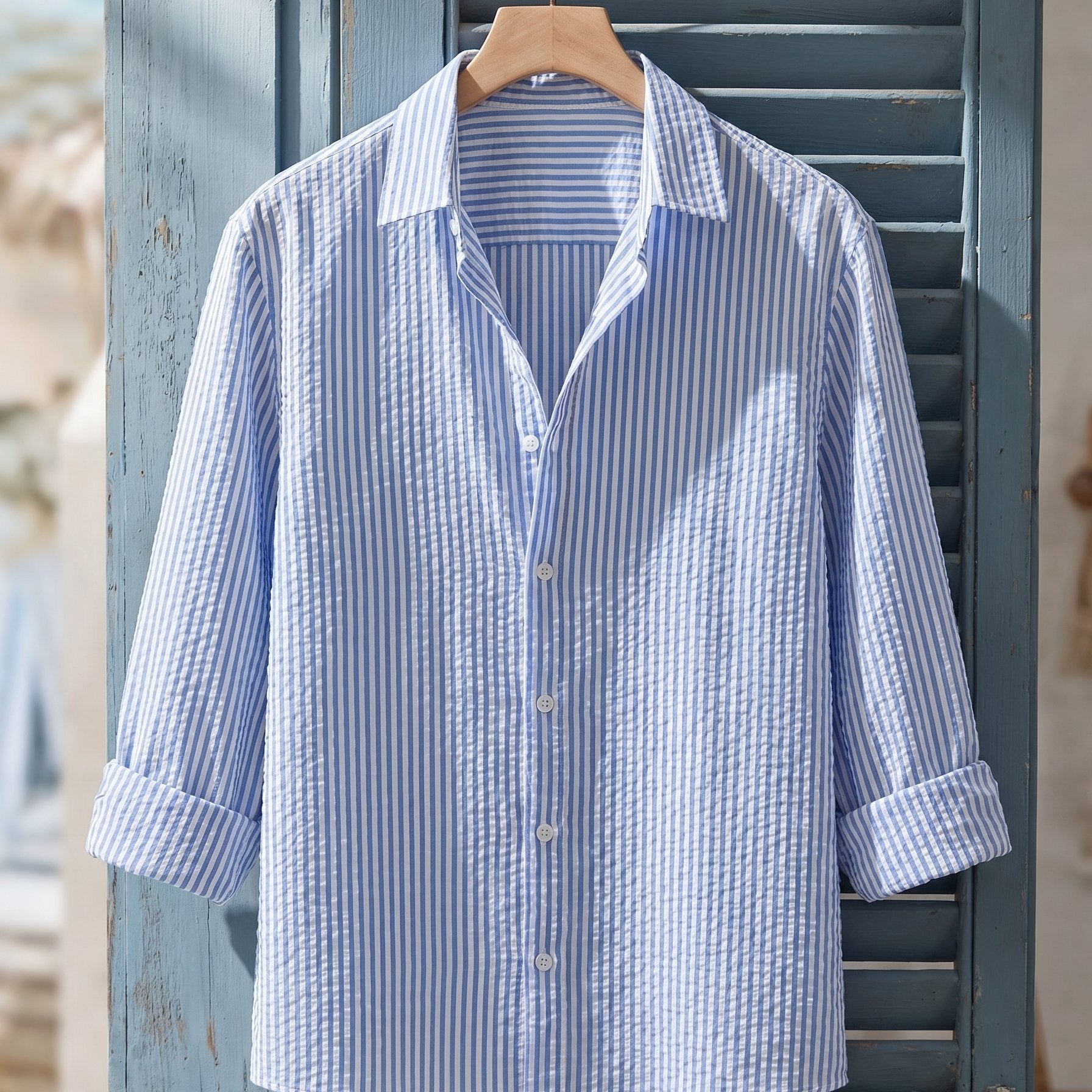 Harrington Oxford | Textured Short Sleeve Shirt For Men