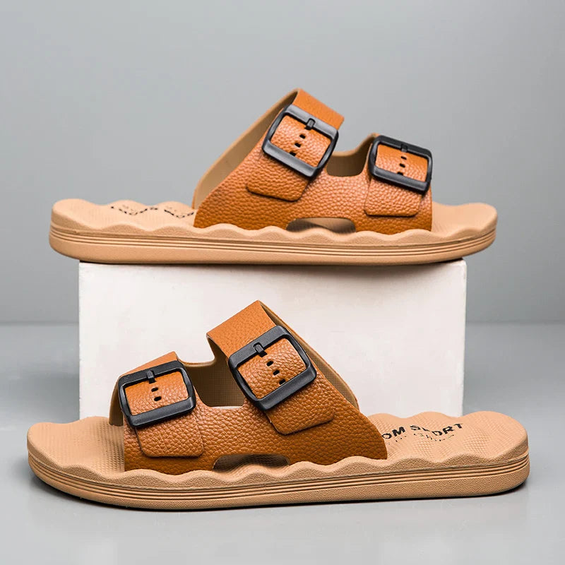 HARRINGTON OXFORD | DOUBLE STRAP BUCKLE SANDAL FOR MEN