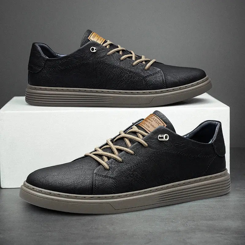 Harrington Oxford | Men’s Classic Comfort Faux Leather Sneakers Harrington Oxford