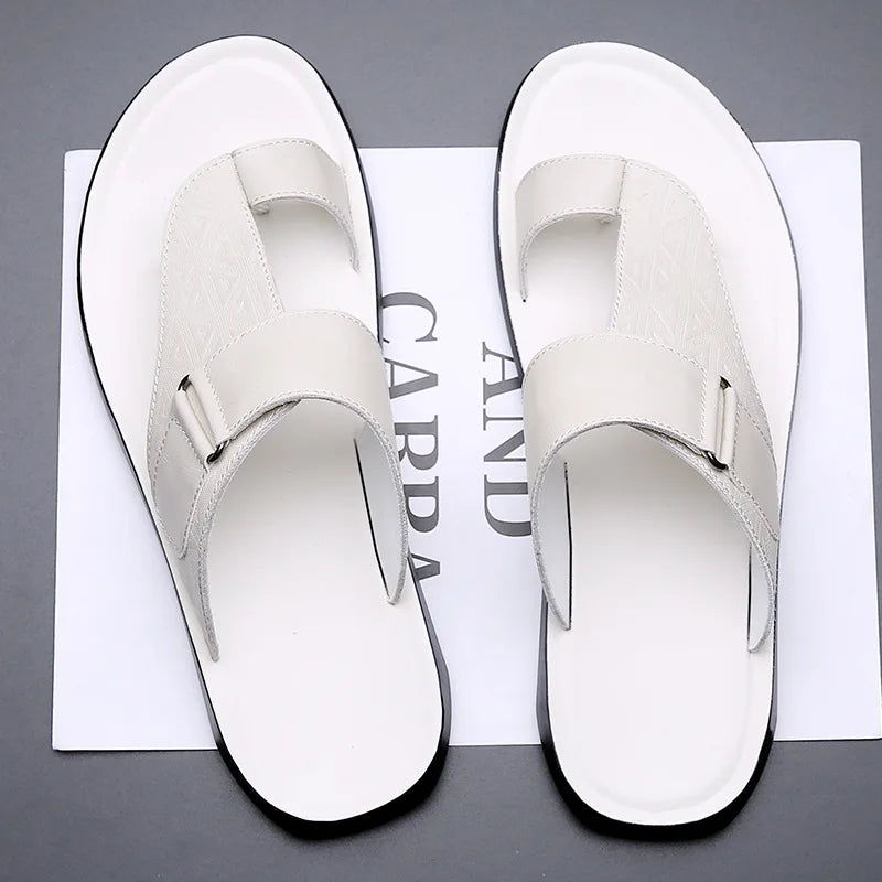 HARRINGTON OXFORD | GEOMETRIC TEXTURED SANDALS FOR MEN