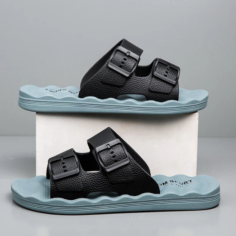HARRINGTON OXFORD | DOUBLE STRAP BUCKLE SANDAL FOR MEN
