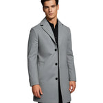 Harrington Oxford | Men's Tailored Wool Overcoat – Classic Long Winter Coat for Smart or Casual Wear Harrington Oxford