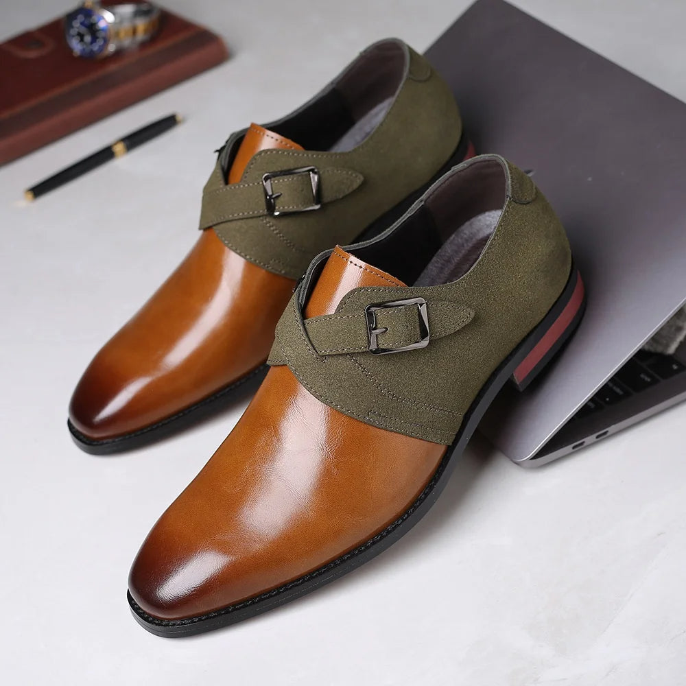 HARRINGTON OXFORD | DUAL-TONE SUEDE LOAFERS FOR MEN
