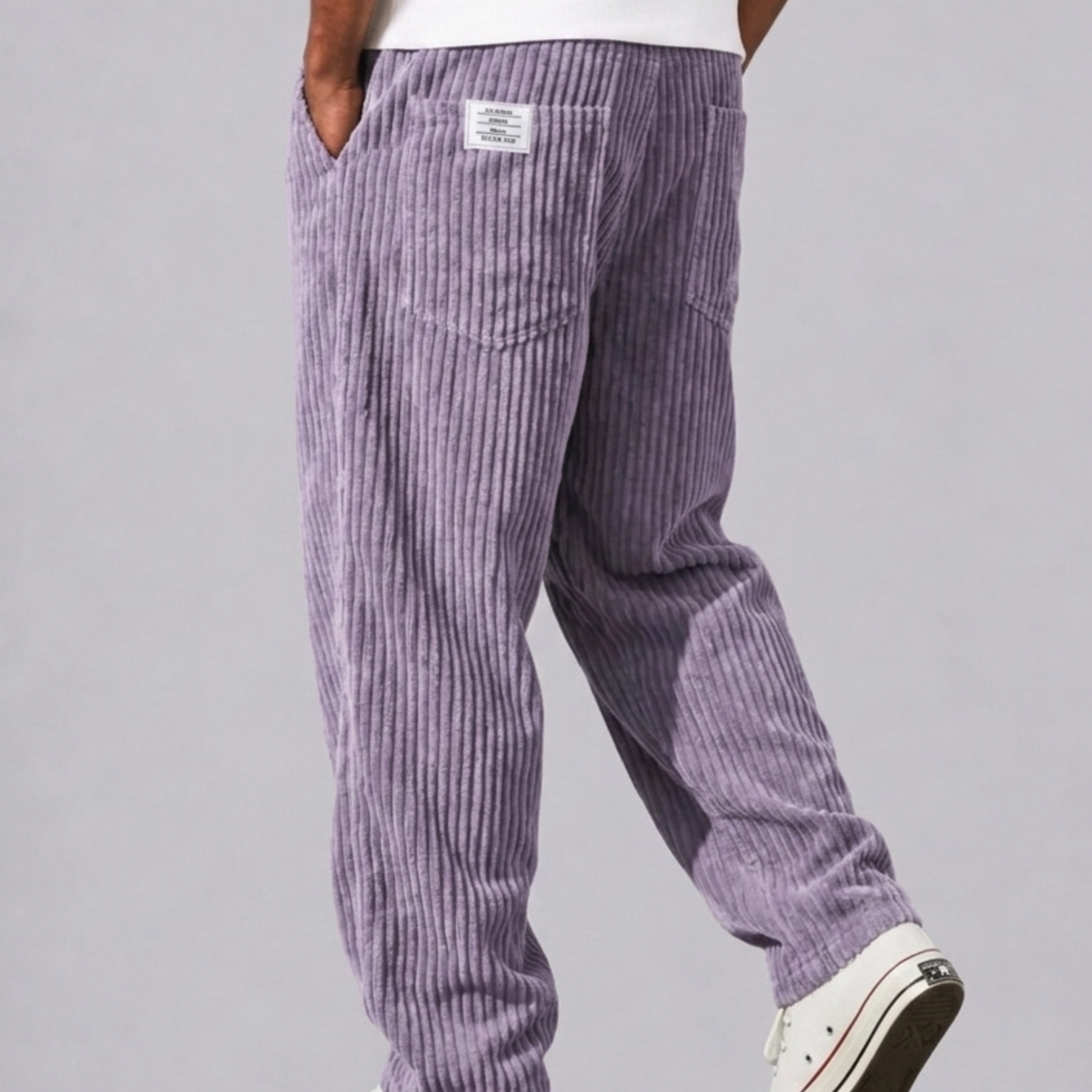 Harrington Oxford | Cord Trousers With Drawstring For Men