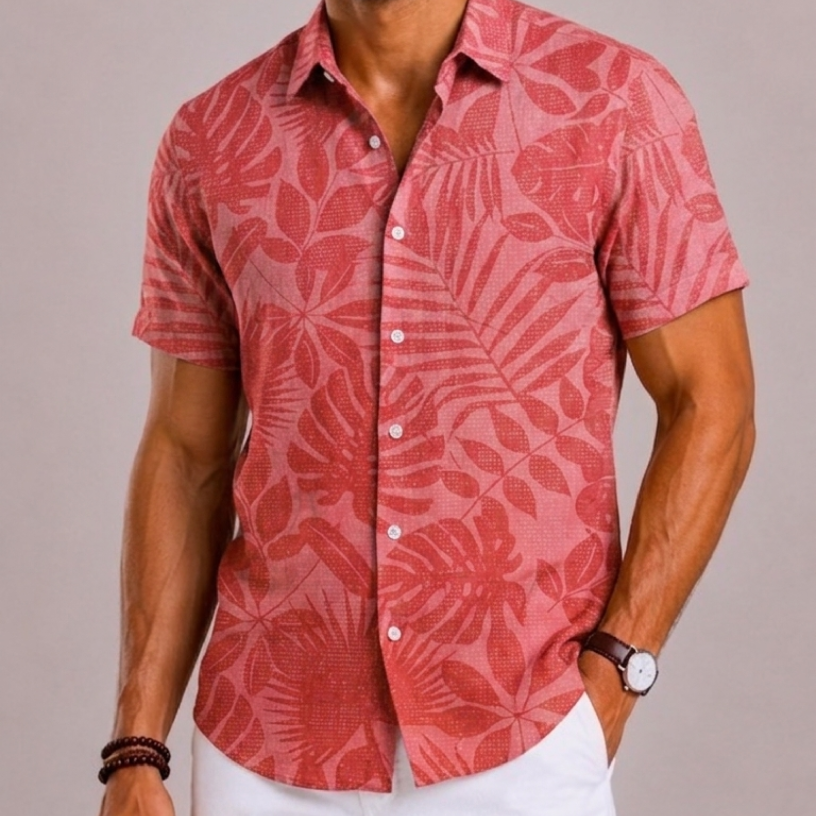Harrington Oxford | Tropical Shirt For Men