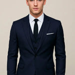Harrington Oxford | Men's 3-Piece Formal Slim Fit Suit - Single Breasted Harrington Oxford