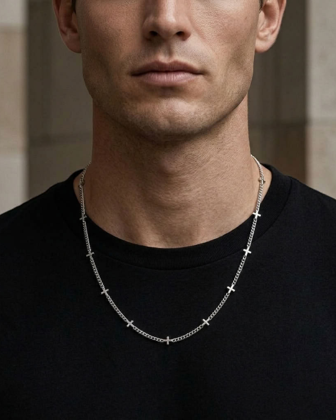 3mm Miami Cross Chain For Men