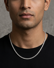 3mm Tennis Chain Necklace For Men