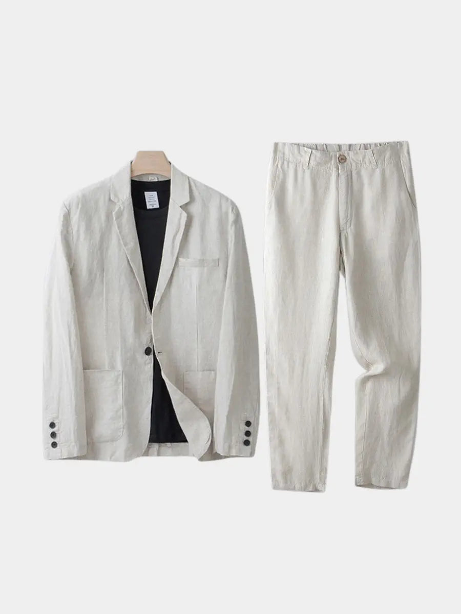 HARRINGTON OXFORD | LINEN BLEND SUIT FOR MEN Harrington Oxford
