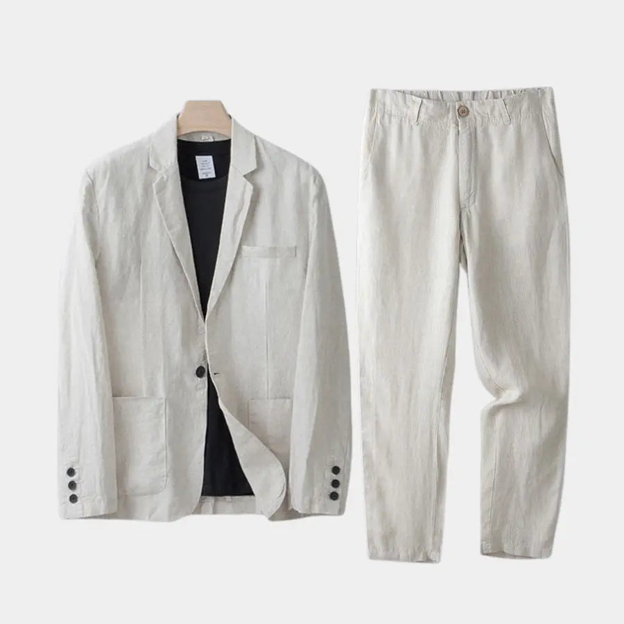 HARRINGTON OXFORD | LINEN BLEND SUIT FOR MEN Harrington Oxford