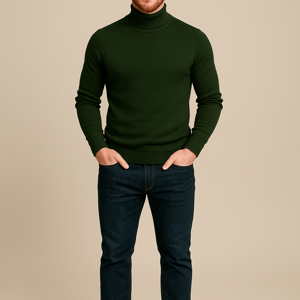 HARRINGTON OXFORD | SLIM TURTLENECK SWEATER FOR MEN