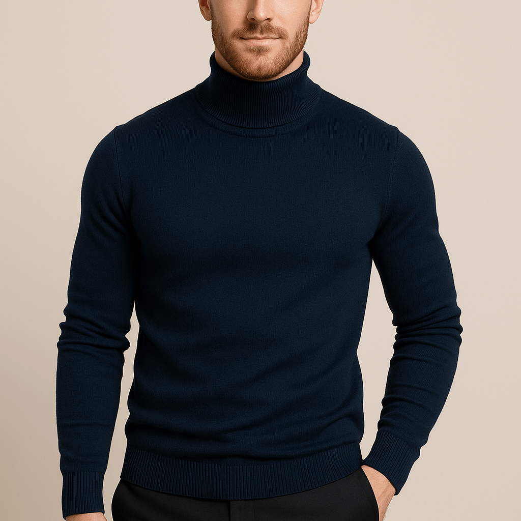 HARRINGTON OXFORD | SLIM TURTLENECK SWEATER FOR MEN