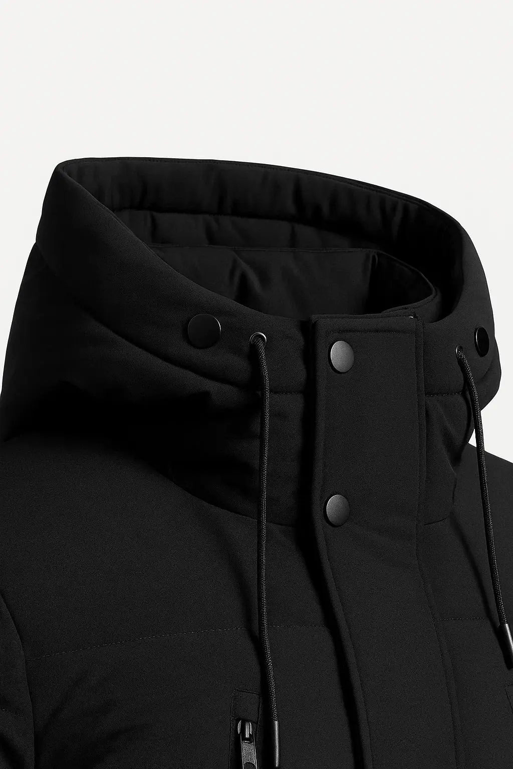 Harrington Oxford | Men's Waterproof Puffer Jacket Insulated Black Harrington Oxford