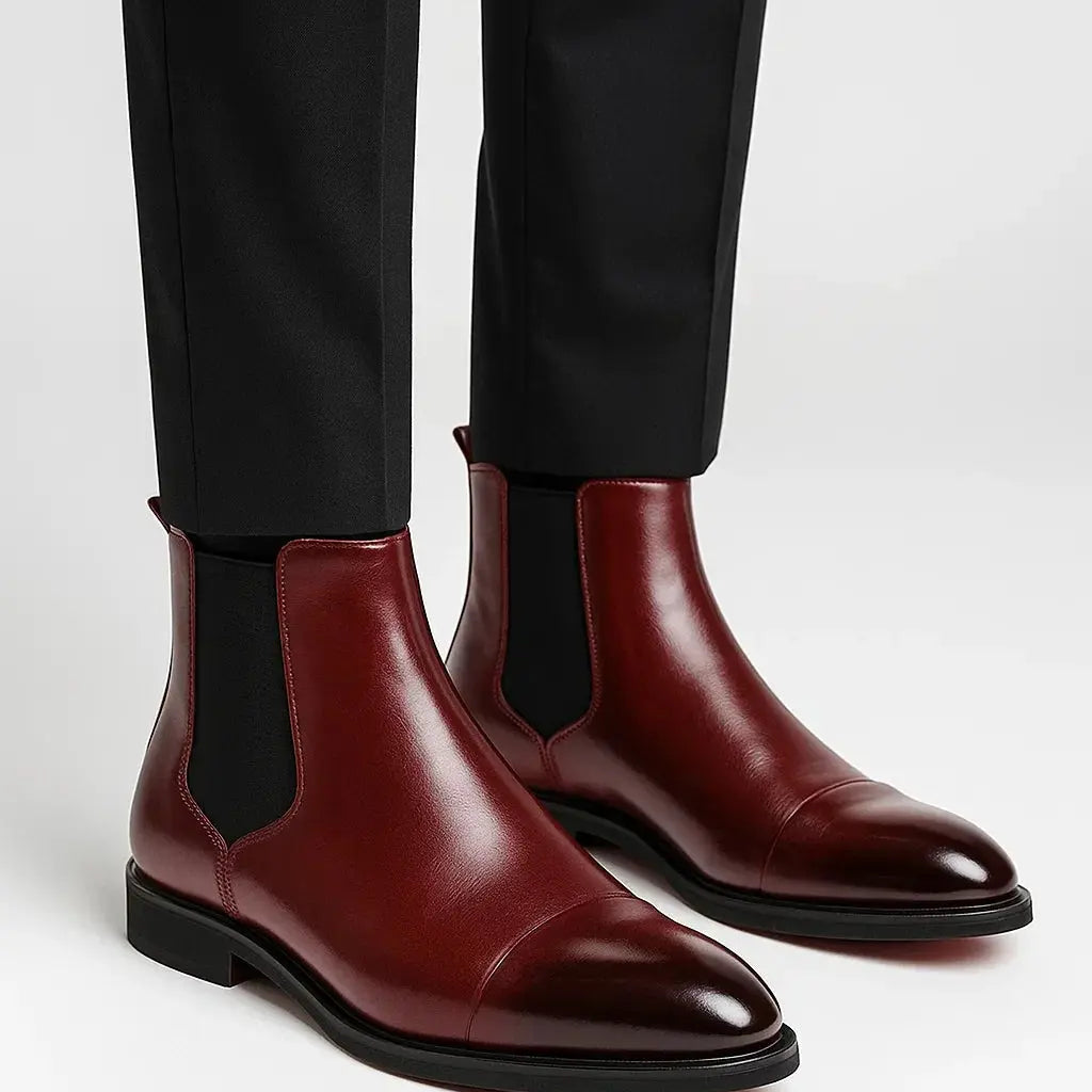 Harrington Oxford | Men's Chelsea Boots Premium Leather Comfortable Everyday Wear Harrington Oxford