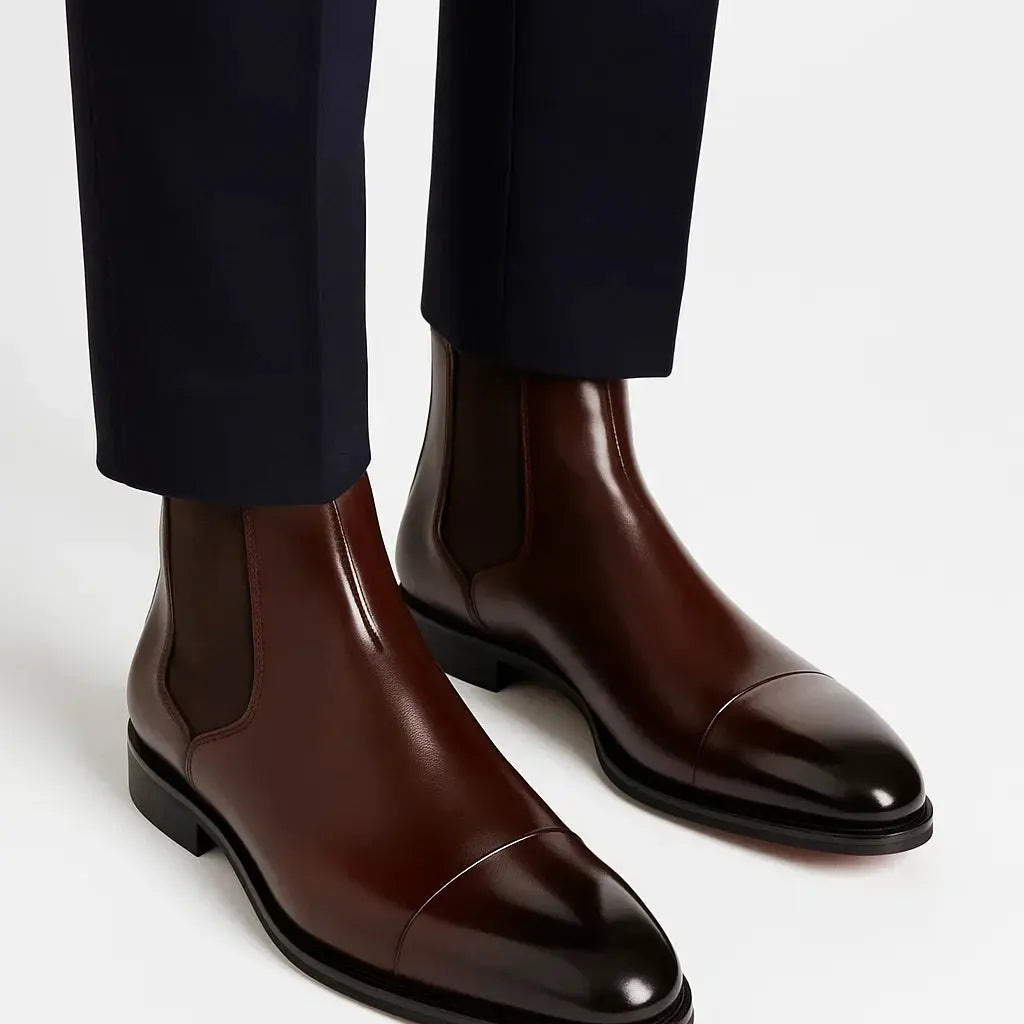 Harrington Oxford | Men's Chelsea Boots Premium Leather Comfortable Everyday Wear Harrington Oxford