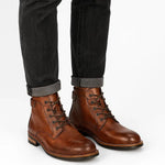 Harrington Oxford | Men's Leather Ankle Boots Lace-Up Comfort Durable Black Harrington Oxford