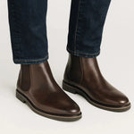 Harrington Oxford | Men's Chelsea Boots Synthetic Leather Retro Slip-On Comfortable Fashion Harrington Oxford