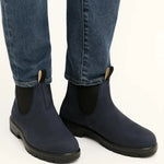 Harrington Oxford | Men's Chelsea Boots PU Leather Ankle Length with Elastic Panels Harrington Oxford